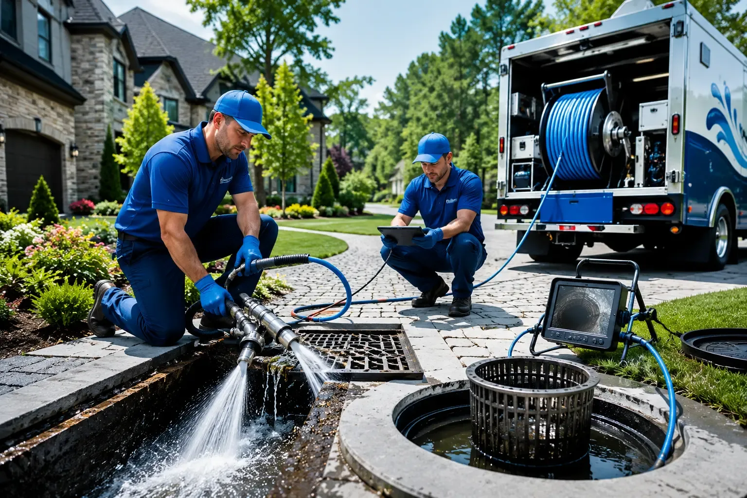 Local outdoor drain cleaning professionals in Quinton, OK